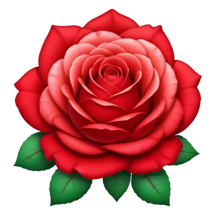  Colorshifting REALISTIC rose sticker