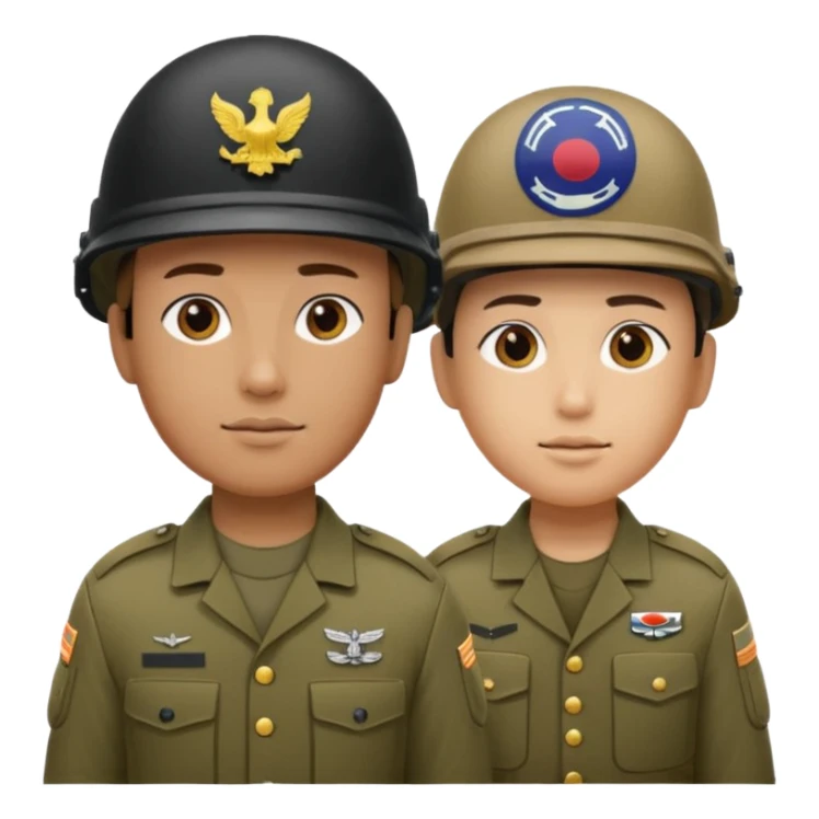 United states + South korea sticker