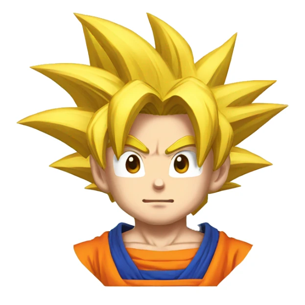 Goku from dragon ball z sticker