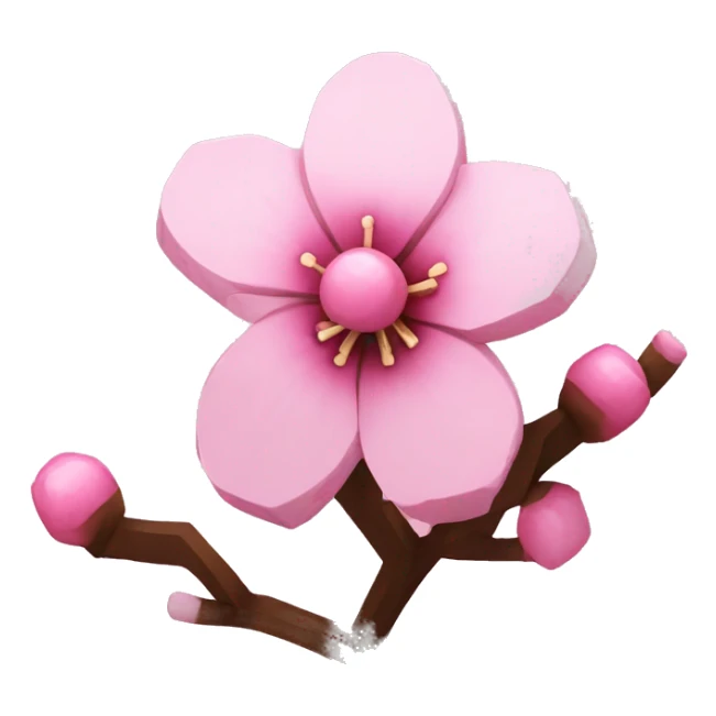 Minecraft cherry blossom sticker
