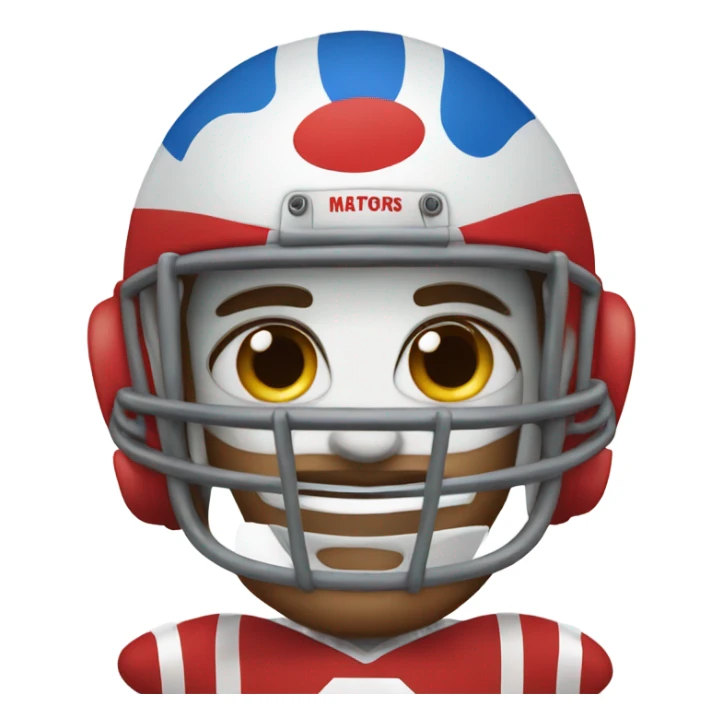 Clown in football pads sticker