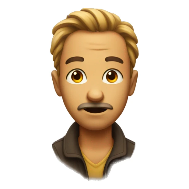 🤭 emoji but a side eye instead of a smile sticker