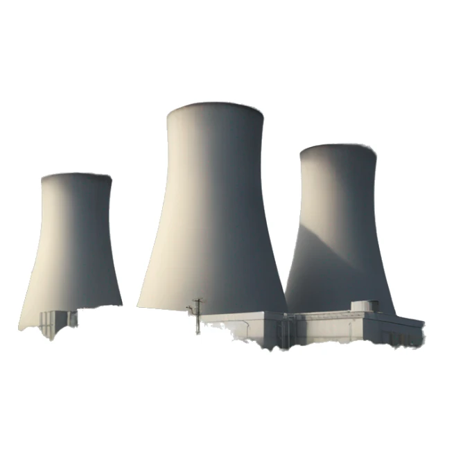 power station photorealistic serious sticker