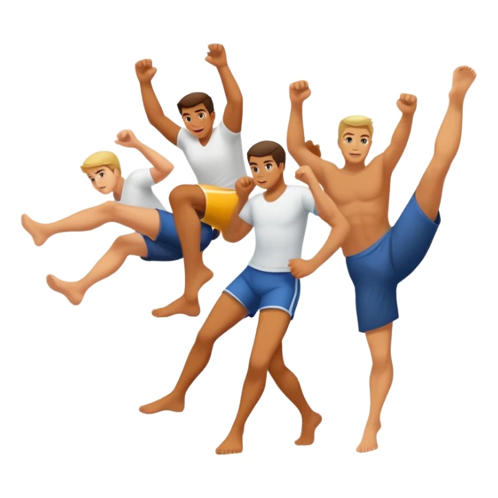 people laying and kicking their feet  sticker