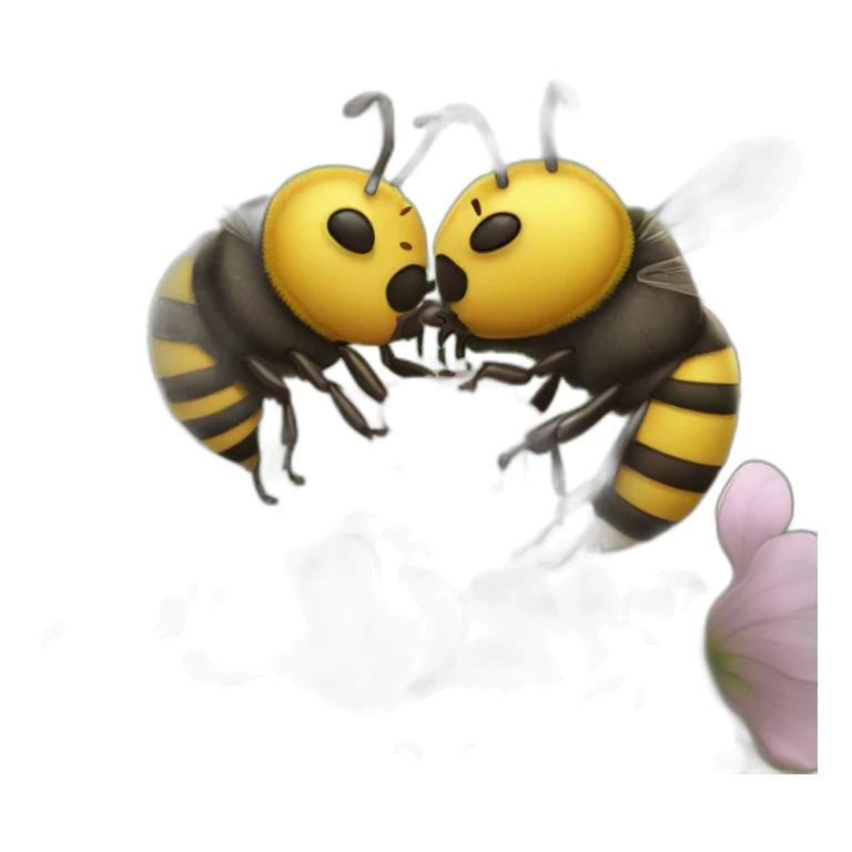 Hornes kisses honeybee sticker