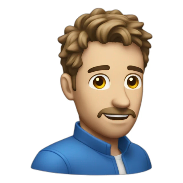 My friend Jon thrown out of blue kitchen sticker