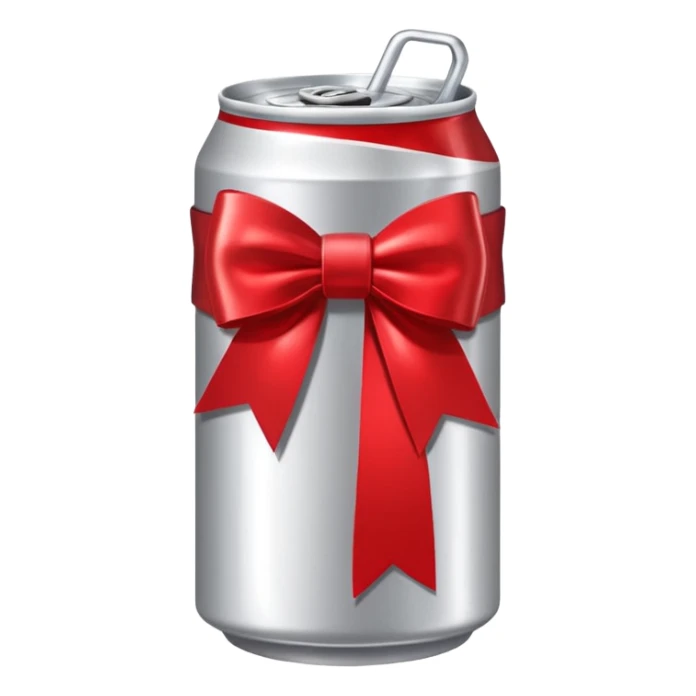 Diet coke coca cola with bow sticker