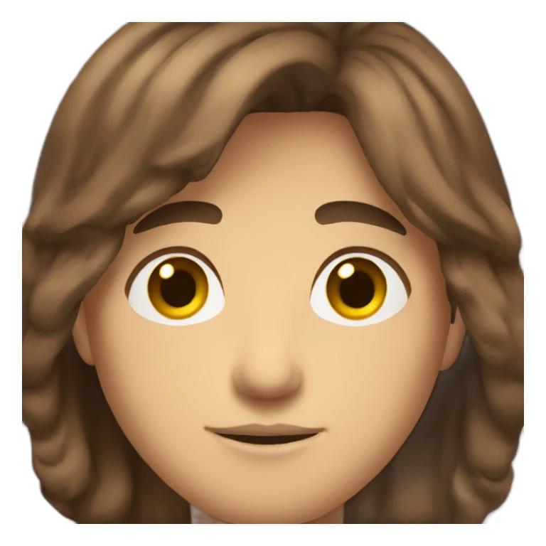 Man, 25, brown hair, brown eyes, short hair sticker