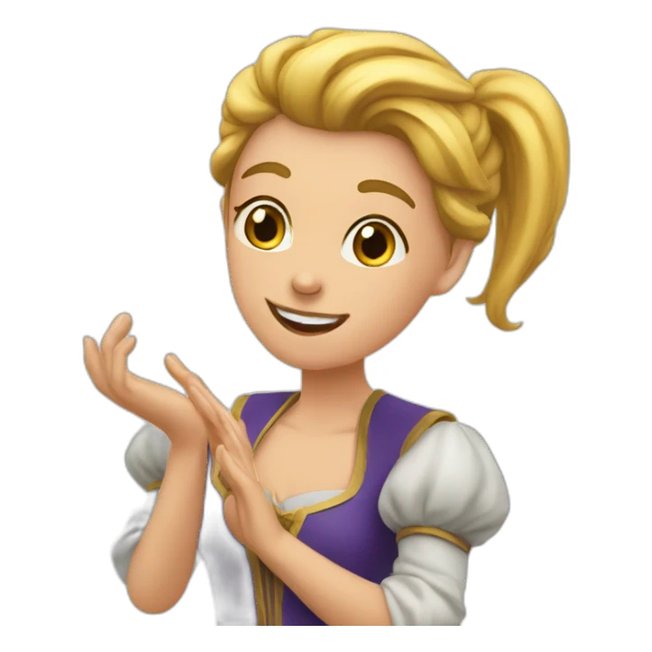 faire avec tes doigts un cœur sticker