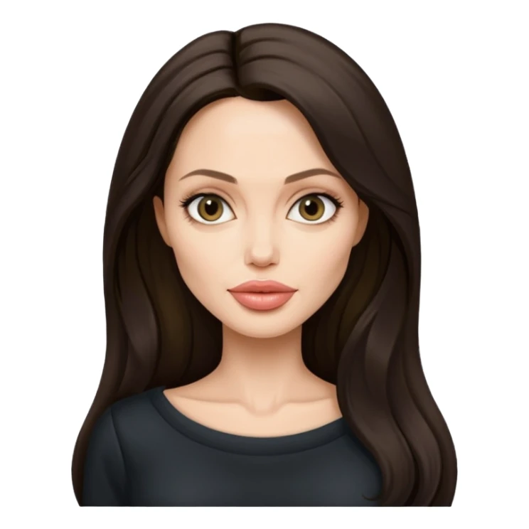 Angelina Jolie up to the waist sticker