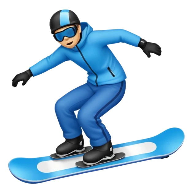 Snowboard black And bleu  not personne  sticker