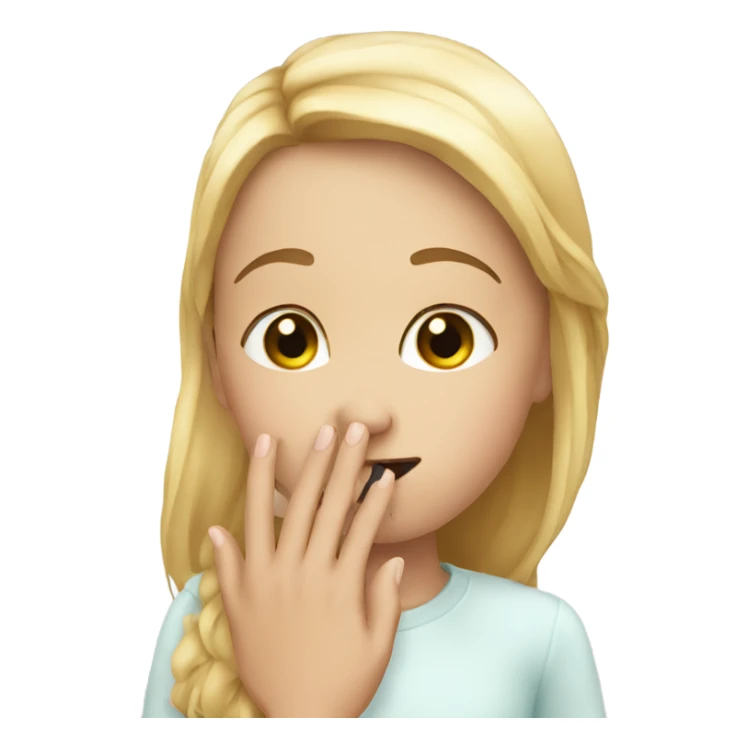 Kissing a girls hand sticker