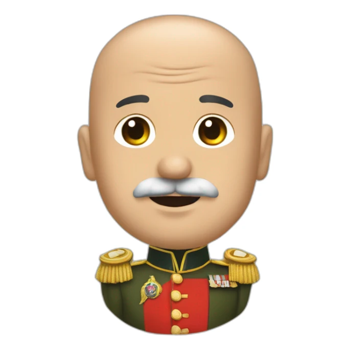 Quiero un emoji de Francisco Franco alargando la mano sticker
