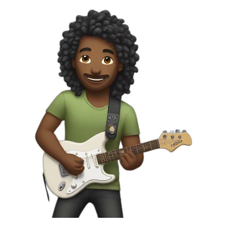 licorn guitarist sticker