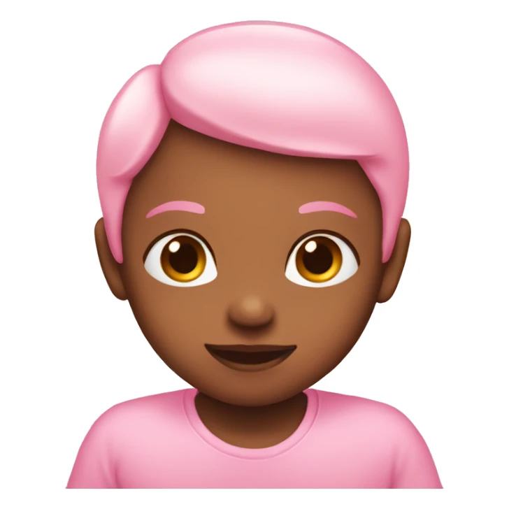 Baby pink heart emoji sticker