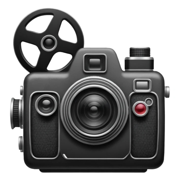 Camera movie sticker