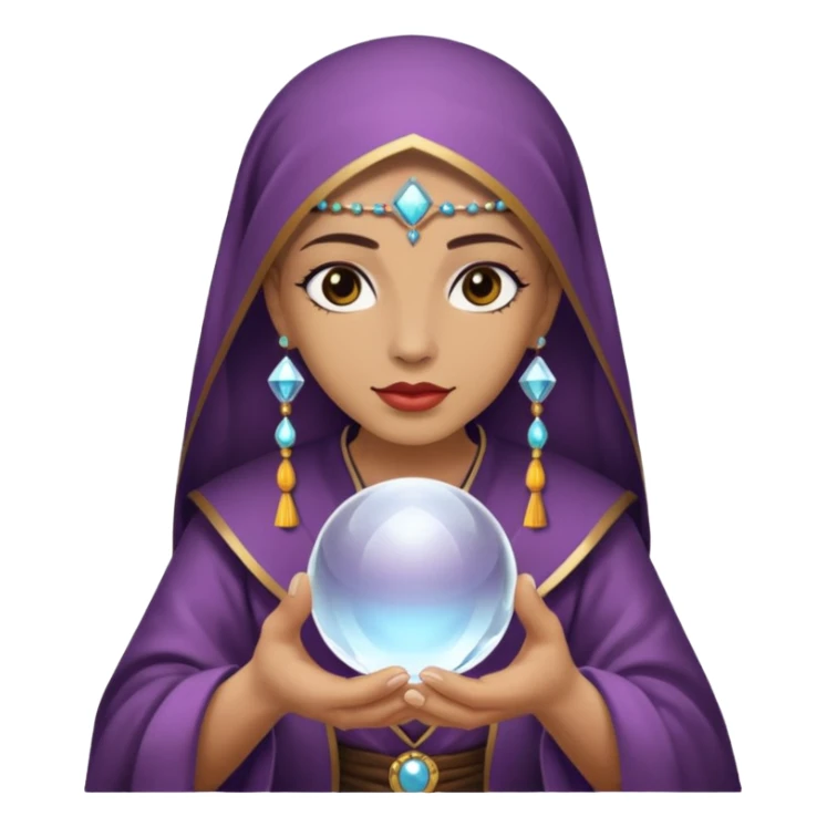 Oráculo con un sola bola de cristal  sticker