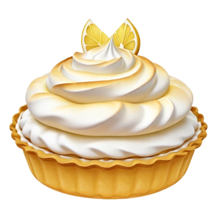 Lemon tartlet with meringue on top sticker