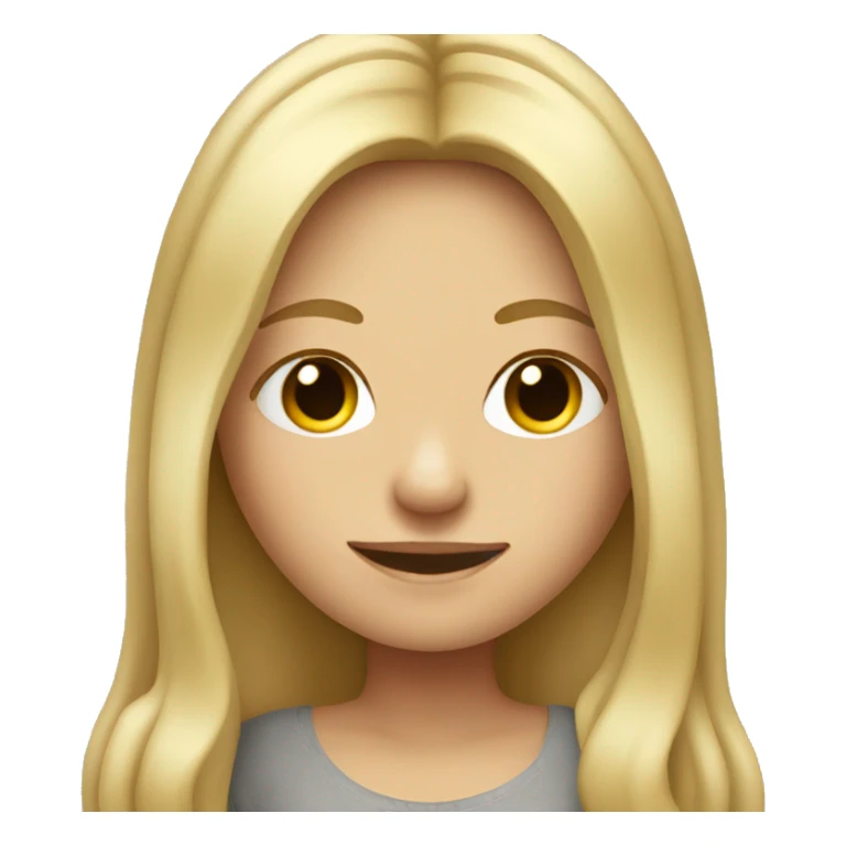 Blonde long haired girl photographer sticker