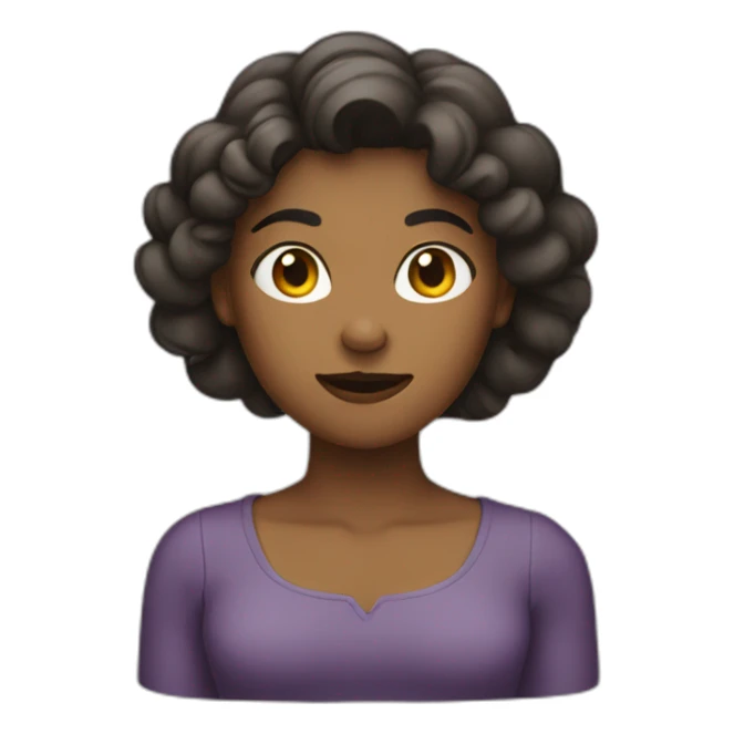 woman making x with arms sticker