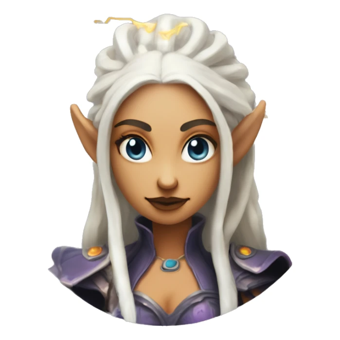 "Technomancy is the use of magic or mystical powers to control and manipulate technology” + "It's kind of like cyberpunk magic or how in some games, characters hack into systems using magic." 🖥️⚡🧙‍♂️ Make a ancient vampire technomancy goddess sticker