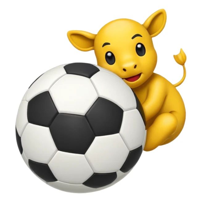 Red bull imogi for soccer match sticker