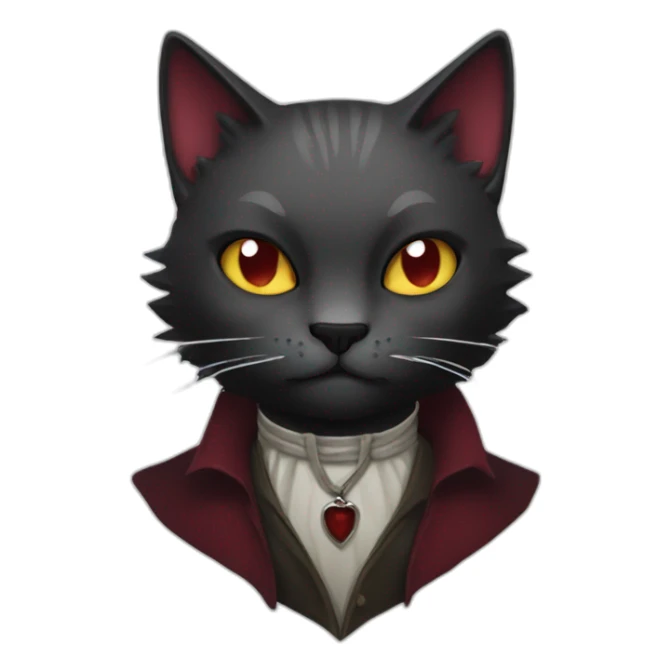Vampyr cat sticker