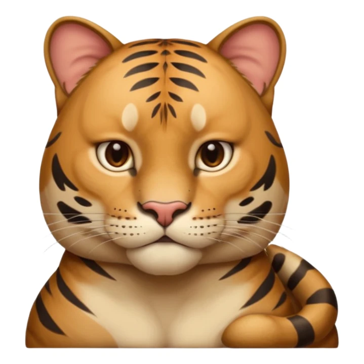 fullbody big cat sitting, whole head human man  sticker