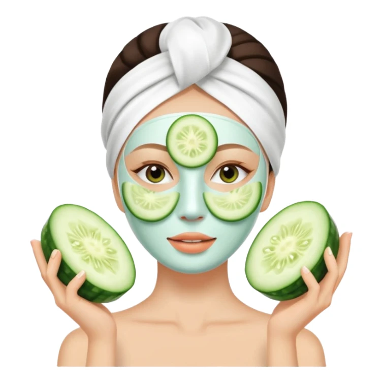 a skincare beauty mask pack for face sticker