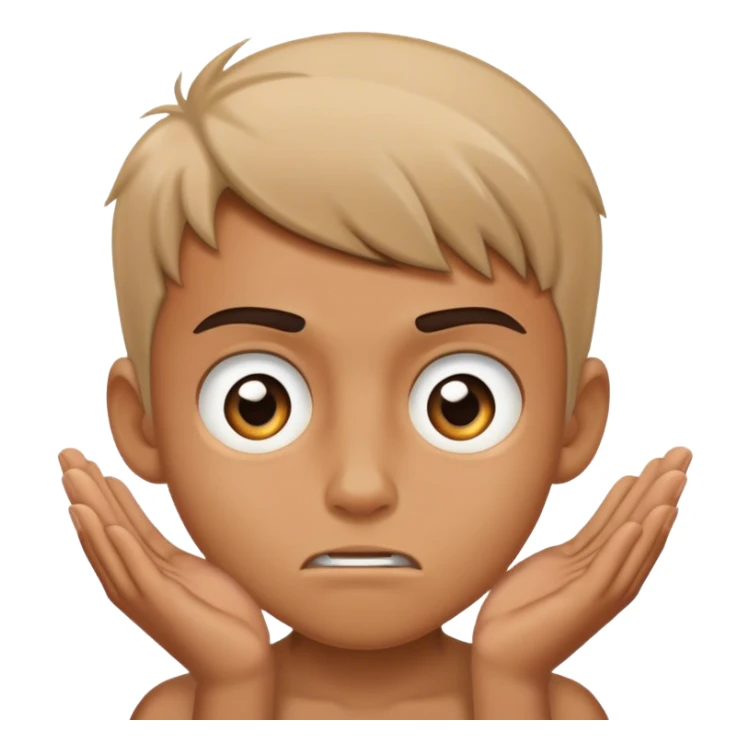 boy wants to say hello but agressive sticker