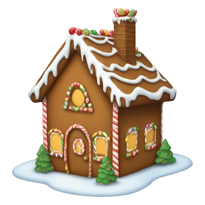 Gingerbread house sticker