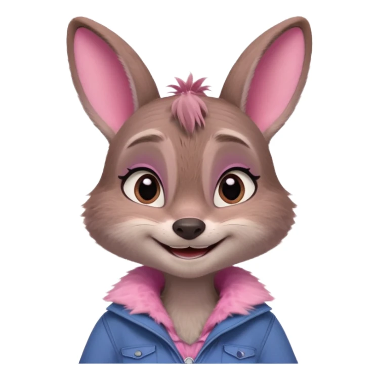 judy hopps from zootopia, pixar sticker