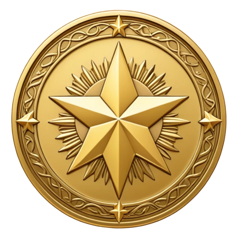 Morningstar pentecostal coin sticker