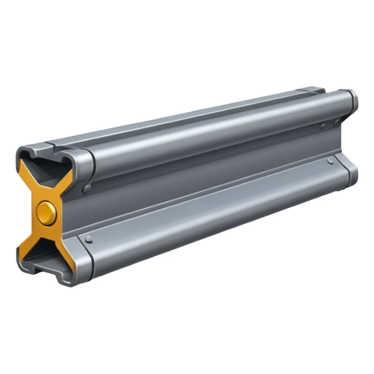 industrial metal beam, clean, no rust, as simple as possible sticker