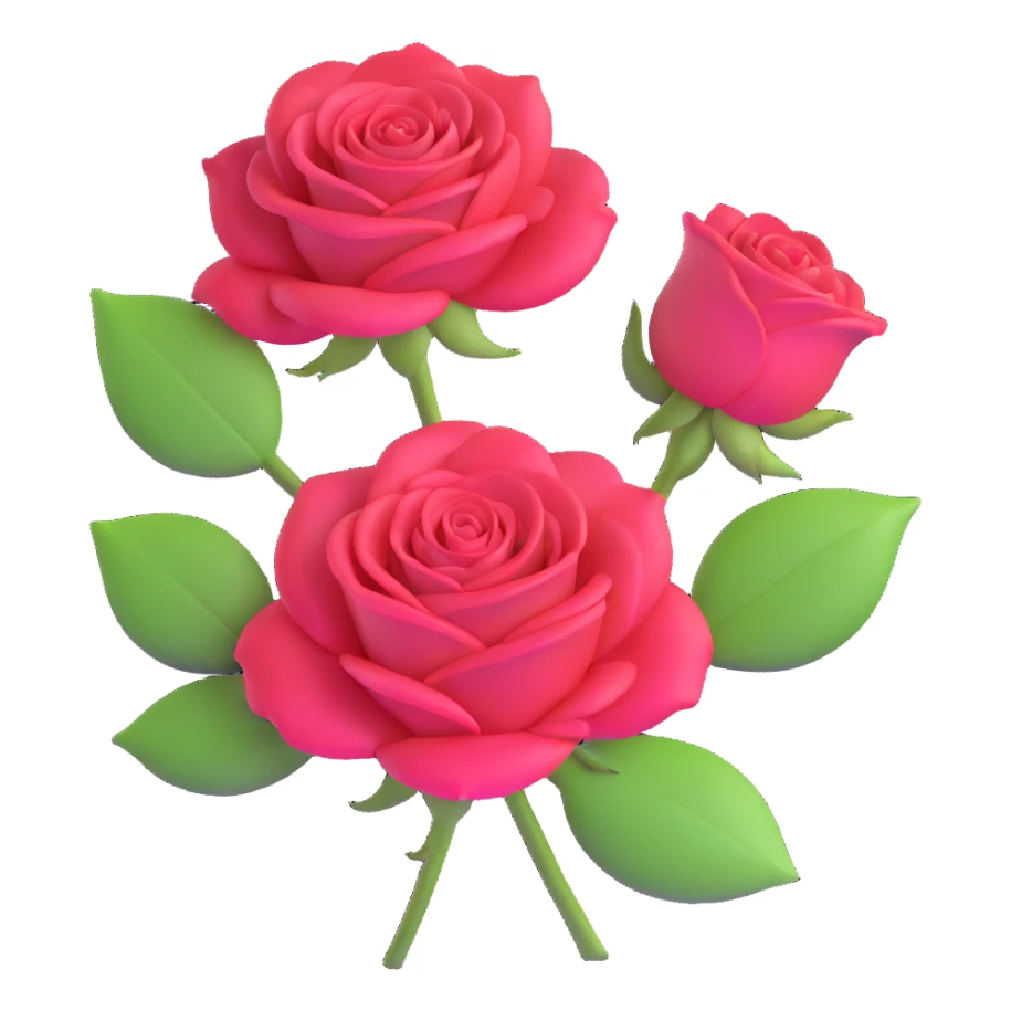 beautiful rose with Hindi text Husn meaning beauty sticker