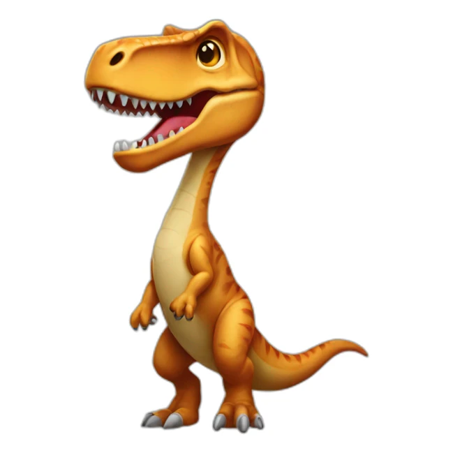 t rex simple emoji sticker