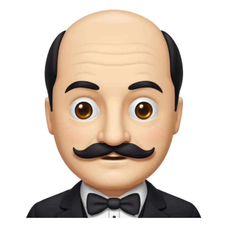 Hercules poirrot as an emoji sticker