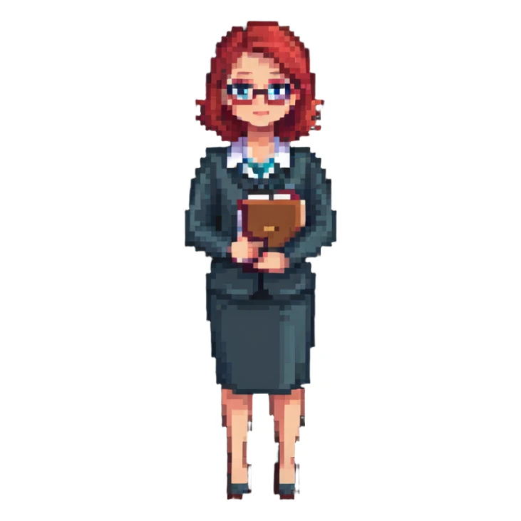 teacher standing sticker