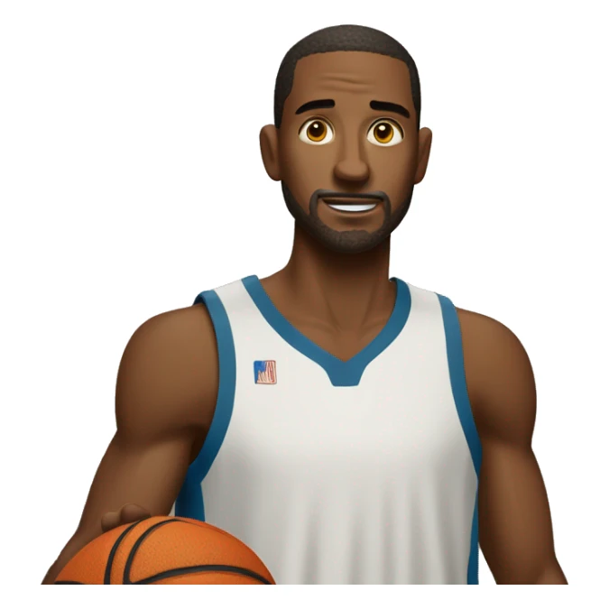 persistent MAN who play basketball better than anyone else sticker