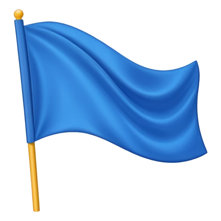 blue flag sticker