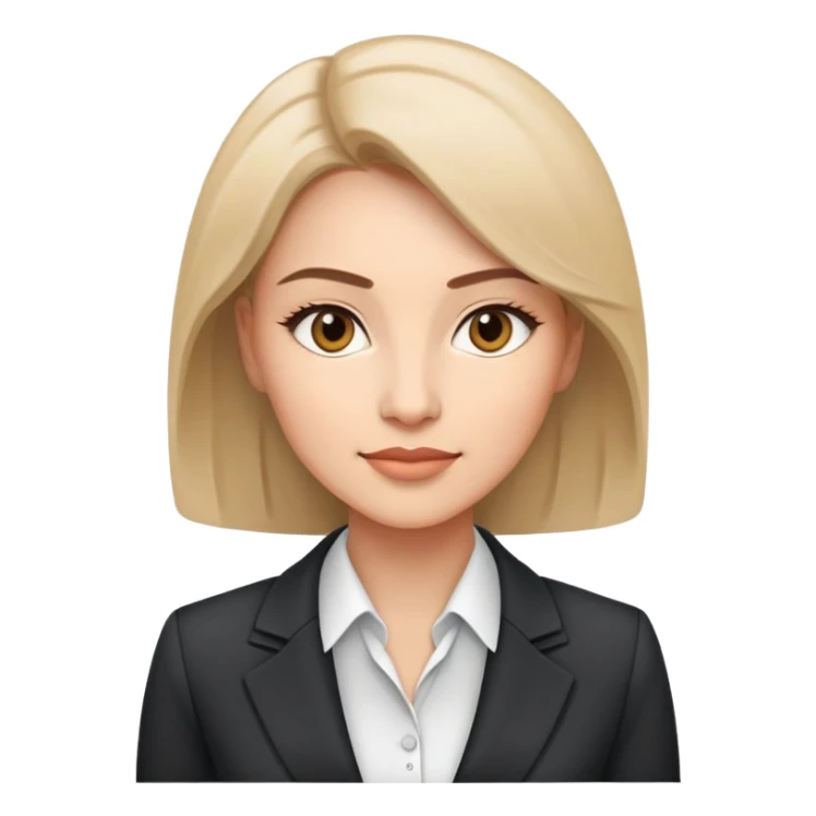 ceo woman confidently wears smart business attire sticker