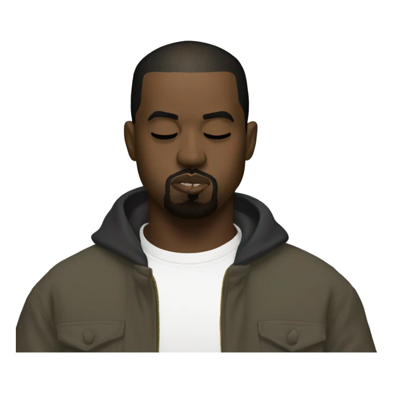 Kanye west smoking  sticker