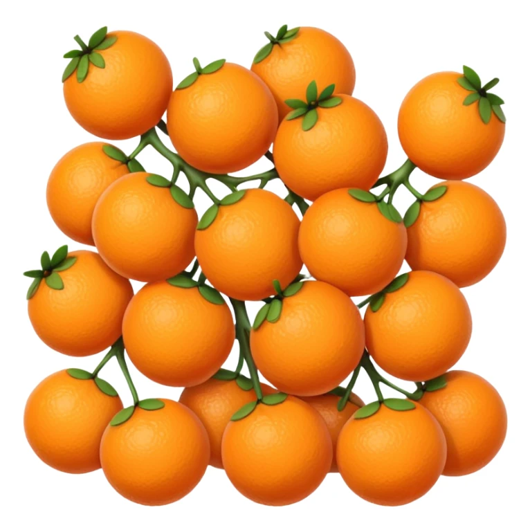 give me orange color berries sticker