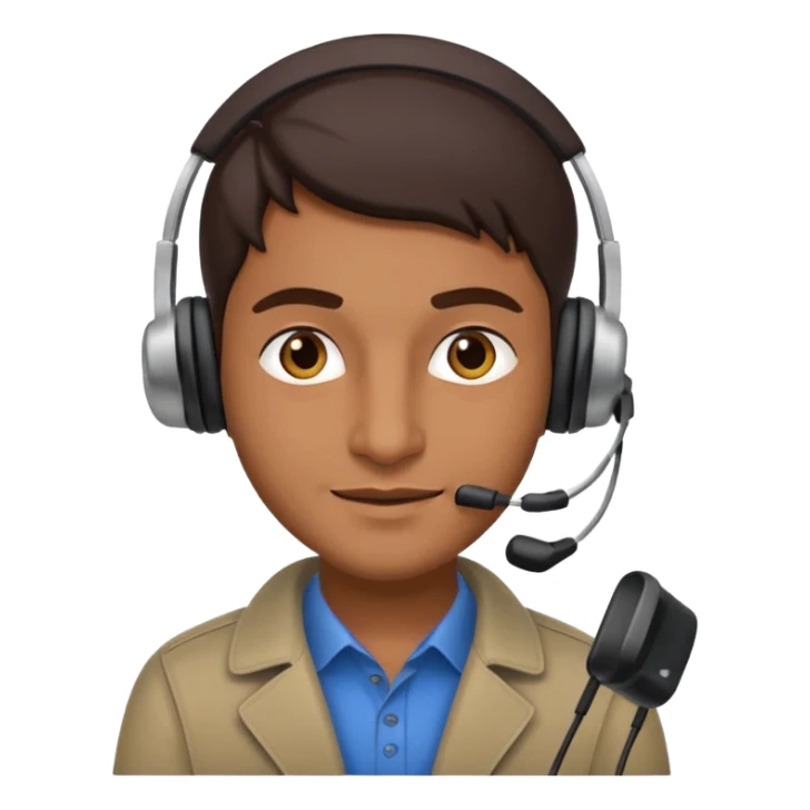 phone scammer from pakistan with smirk and brown skin sticker