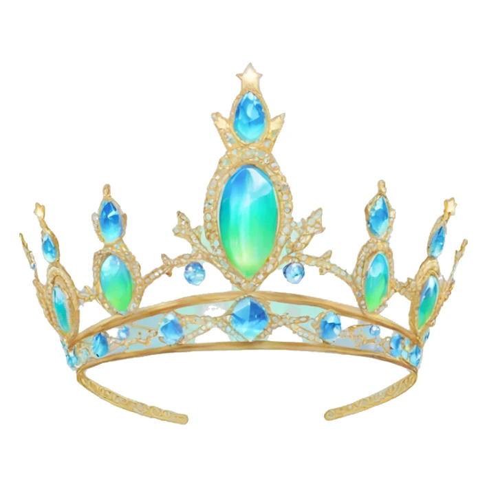Aurora tiara sticker