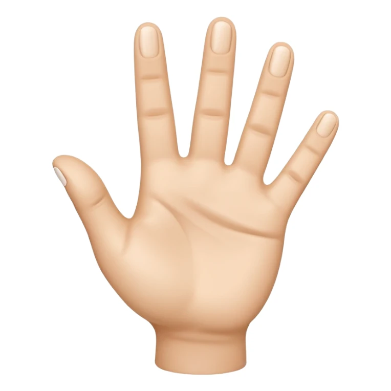 Please create a 3D emoji that shows the number 1 using fingers. I’d like it to resemble the iPhone emoji style! sticker