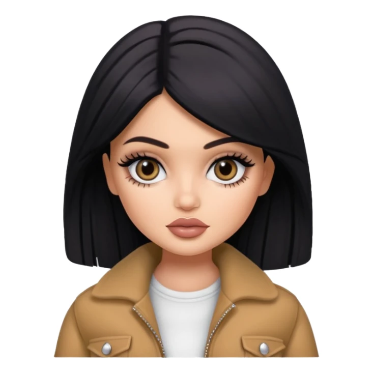 kylie jenner as pretty bratz baddie sticker