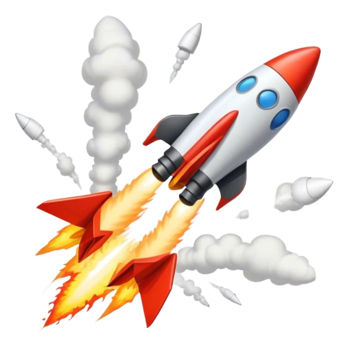 riding a rocket france black boom!  sticker