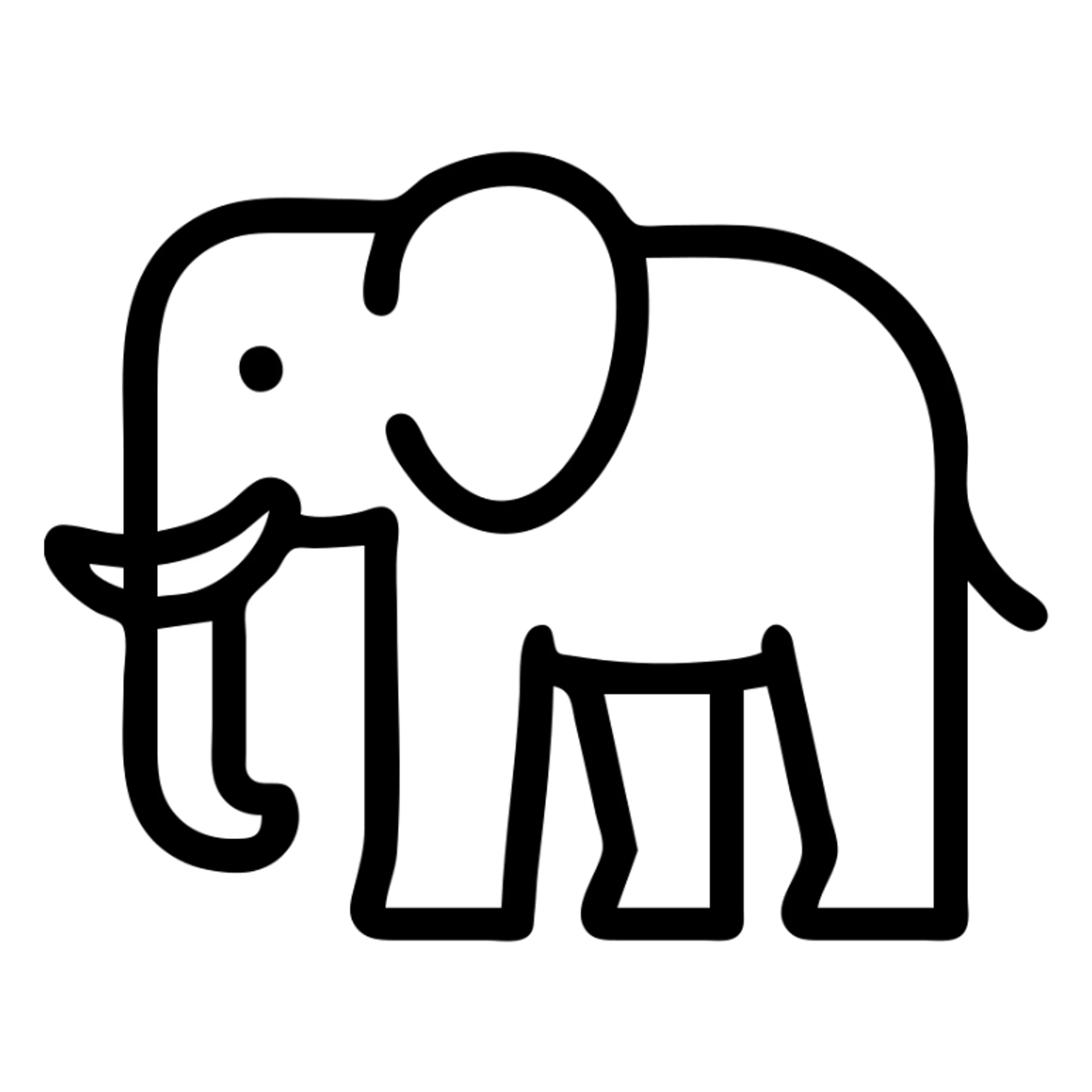 elephant sticker