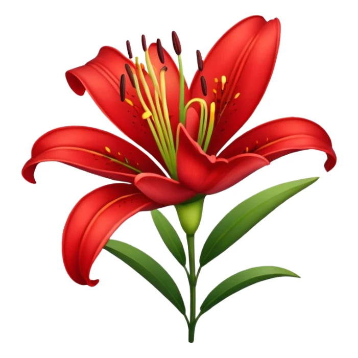 make it a red lilly sticker